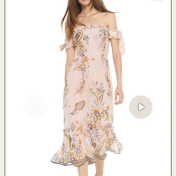 Misa Los Angeles Delena Midi Dress in Paisley - Picture 1 of 9
